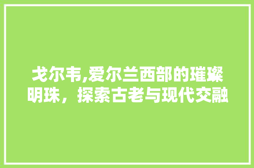 戈尔韦,爱尔兰西部的璀璨明珠，探索古老与现代交融的魅力