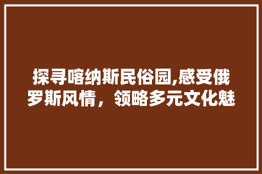 探寻喀纳斯民俗园,感受俄罗斯风情，领略多元文化魅力