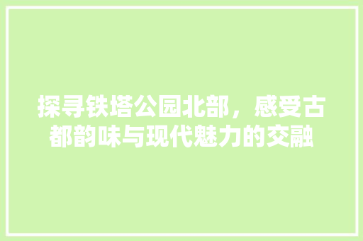 探寻铁塔公园北部，感受古都韵味与现代魅力的交融  第1张