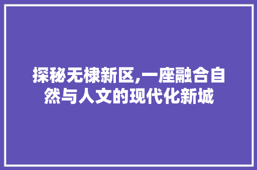 探秘无棣新区,一座融合自然与人文的现代化新城  第1张