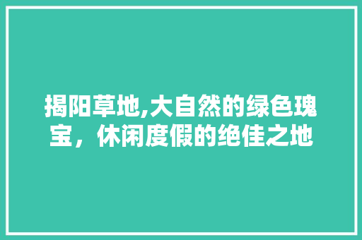 揭阳草地,大自然的绿色瑰宝，休闲度假的绝佳之地  第1张