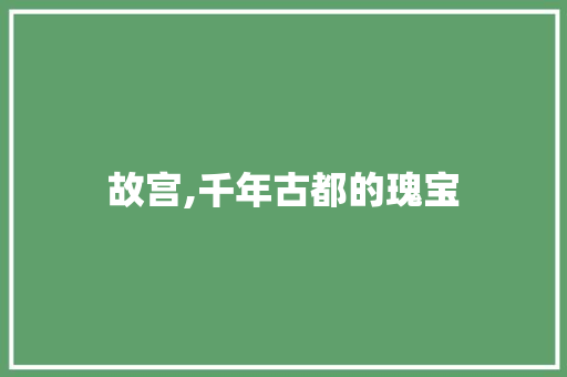 故宫,千年古都的瑰宝  第1张