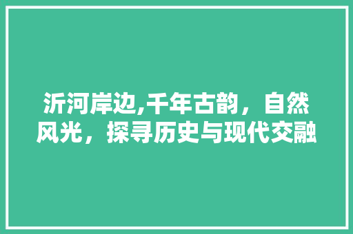 沂河岸边,千年古韵，自然风光，探寻历史与现代交融的胜地