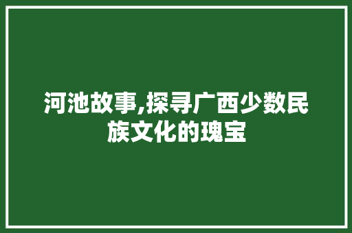 河池故事,探寻广西少数民族文化的瑰宝  第1张