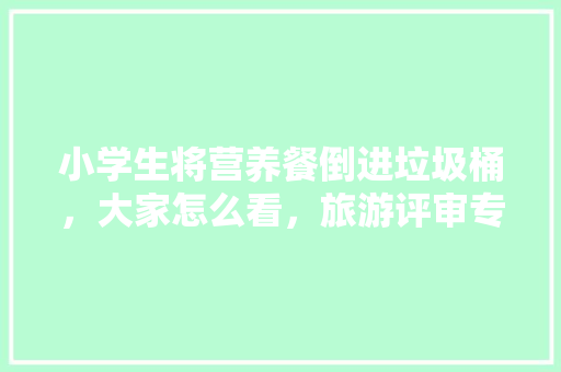 小学生将营养餐倒进垃圾桶，大家怎么看，旅游评审专家名单。