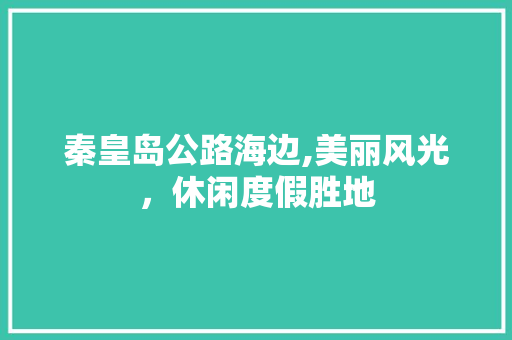 秦皇岛公路海边,美丽风光，休闲度假胜地