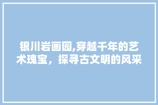 银川岩画园,穿越千年的艺术瑰宝，探寻古文明的风采