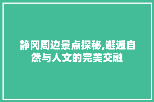 静冈周边景点探秘,邂逅自然与人文的完美交融