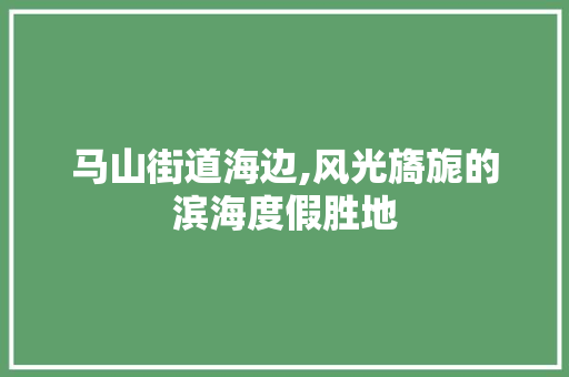 马山街道海边,风光旖旎的滨海度假胜地