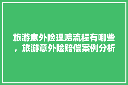 旅游意外险理赔流程有哪些，旅游意外险赔偿案例分析。