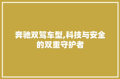 奔驰双驾车型,科技与安全的双重守护者  第1张