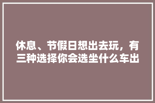 休息、节假日想出去玩，有三种选择你会选坐什么车出去玩？1.跟团2.自家车3.房车，旅游大餐图片。