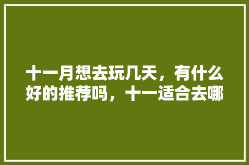 十一月想去玩几天，有什么好的推荐吗，十一适合去哪里旅游?。