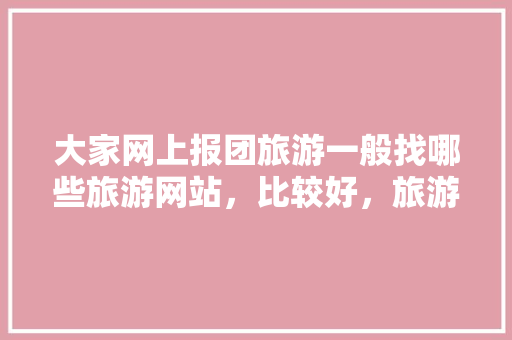 大家网上报团旅游一般找哪些旅游网站，比较好，旅游网都有哪些网站。