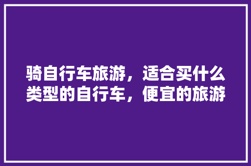 骑自行车旅游，适合买什么类型的自行车，便宜的旅游车。