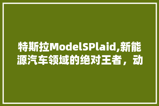 特斯拉ModelSPlaid,新能源汽车领域的绝对王者，动力强劲，性能卓越