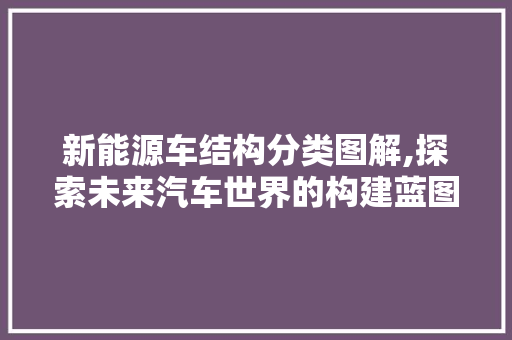 新能源车结构分类图解,探索未来汽车世界的构建蓝图