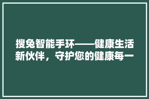 搜兔智能手环——健康生活新伙伴，守护您的健康每一步  第1张