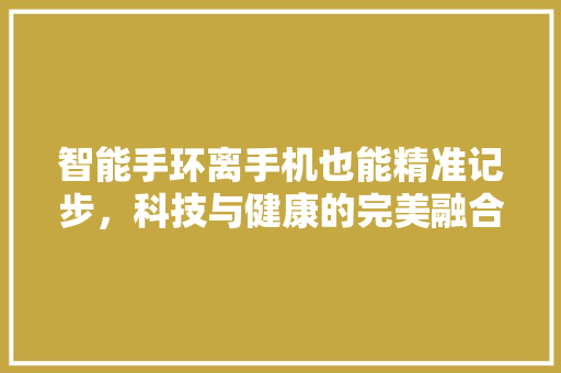 智能手环离手机也能精准记步，科技与健康的完美融合