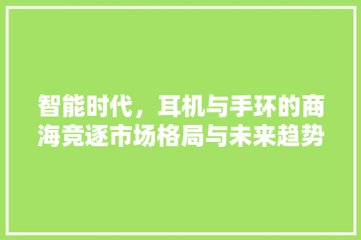 智能时代，耳机与手环的商海竞逐市场格局与未来趋势探析  第1张