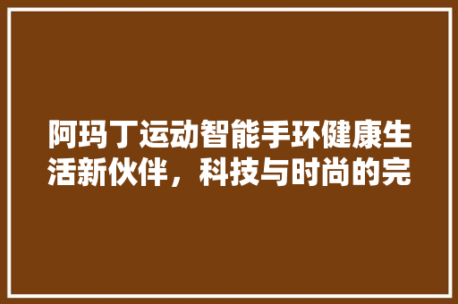 阿玛丁运动智能手环健康生活新伙伴，科技与时尚的完美融合