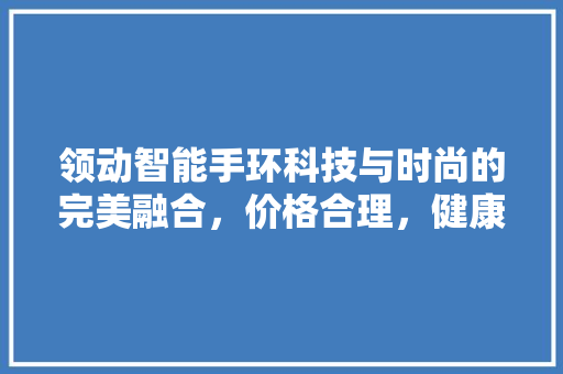 领动智能手环科技与时尚的完美融合，价格合理，健康生活从此开启