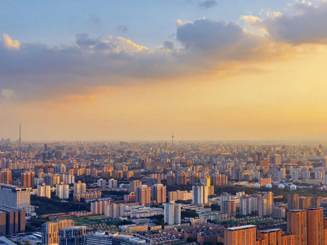 北京天空美景,俯瞰古都韵味，感受天空之境魅力