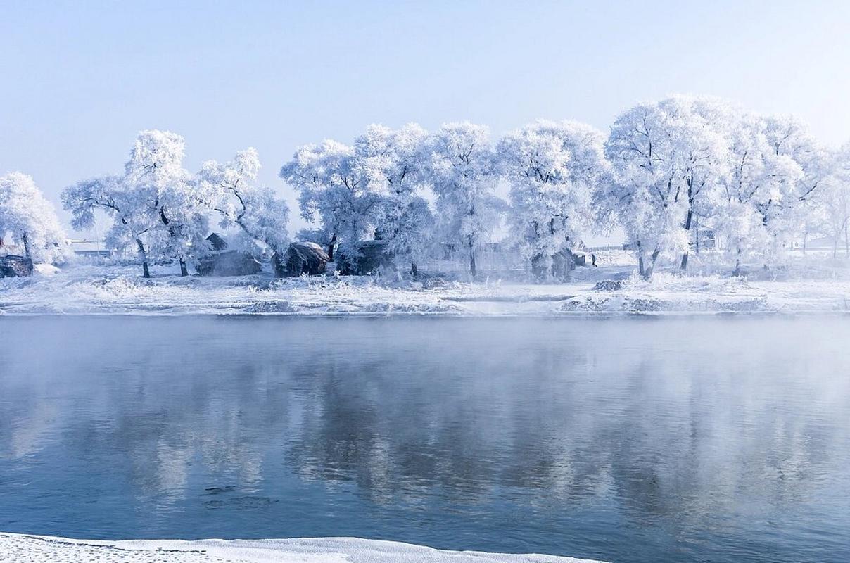 吉林雾凇岛,冰雪奇缘，人间仙境