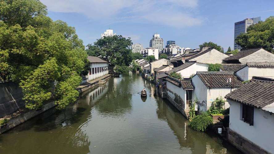 塘河古镇,千年古韵，江南水乡的绝美画卷