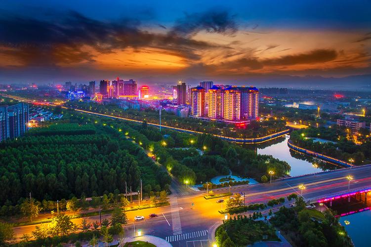 夜幕下的济源,璀璨夜景中的千年古韵  第2张