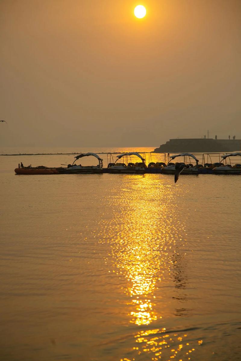 大连落日_邂逅浪漫，感受海天一色的绝美风景