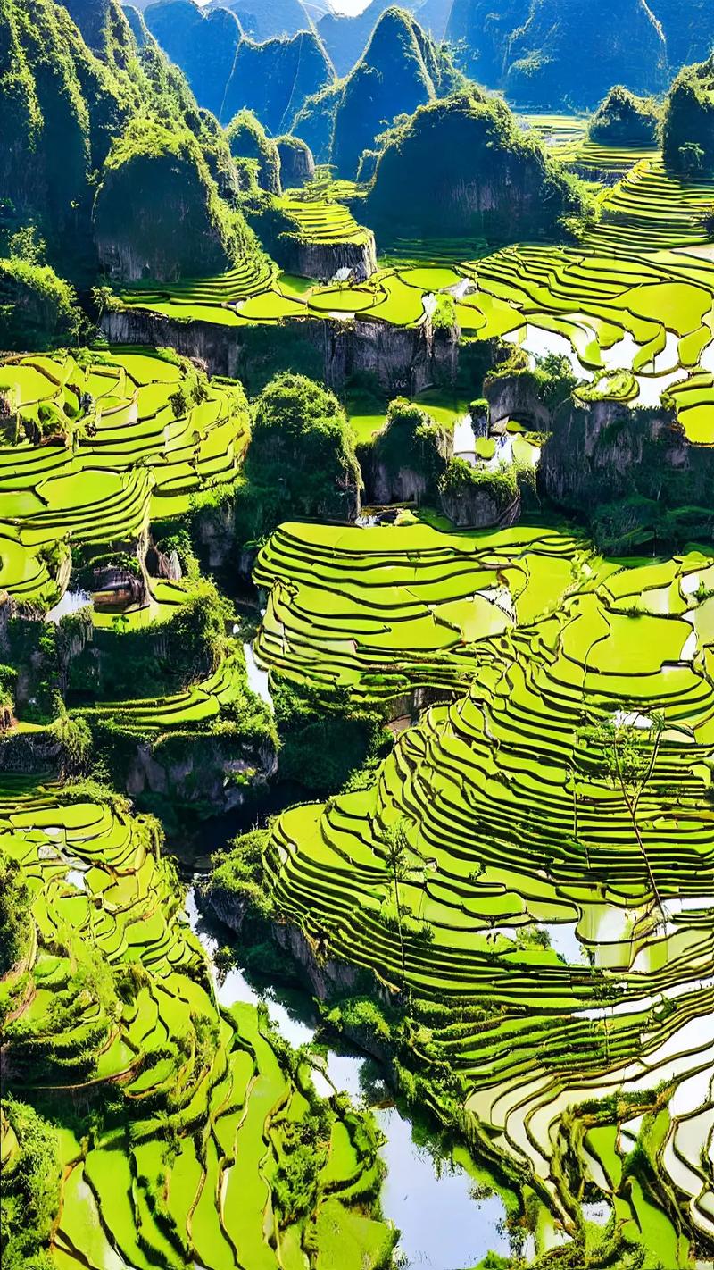 娄底兴化梯田,大自然的杰作，农耕文明的瑰宝