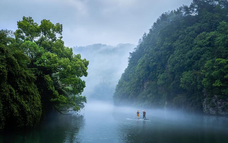 怀化靖安,山水画卷中的宁静仙境