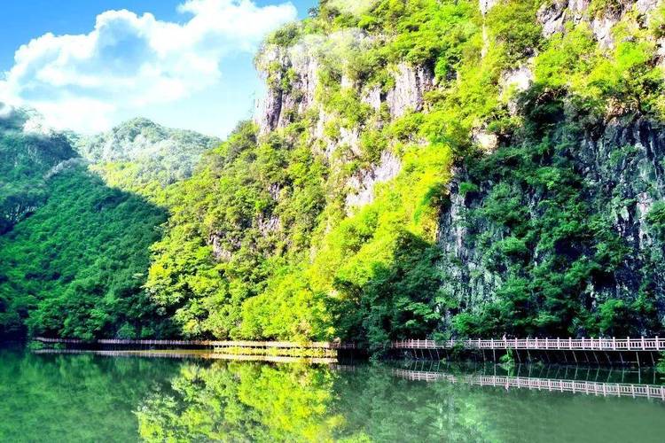 房县自然奇观,探秘山川秘境，感受绿色天堂