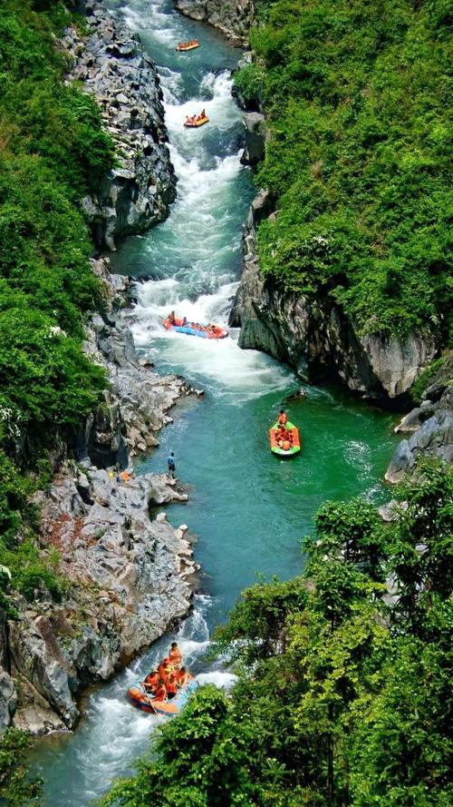 探寻岳西漓江漂流,水韵潺潺，诗意盎然