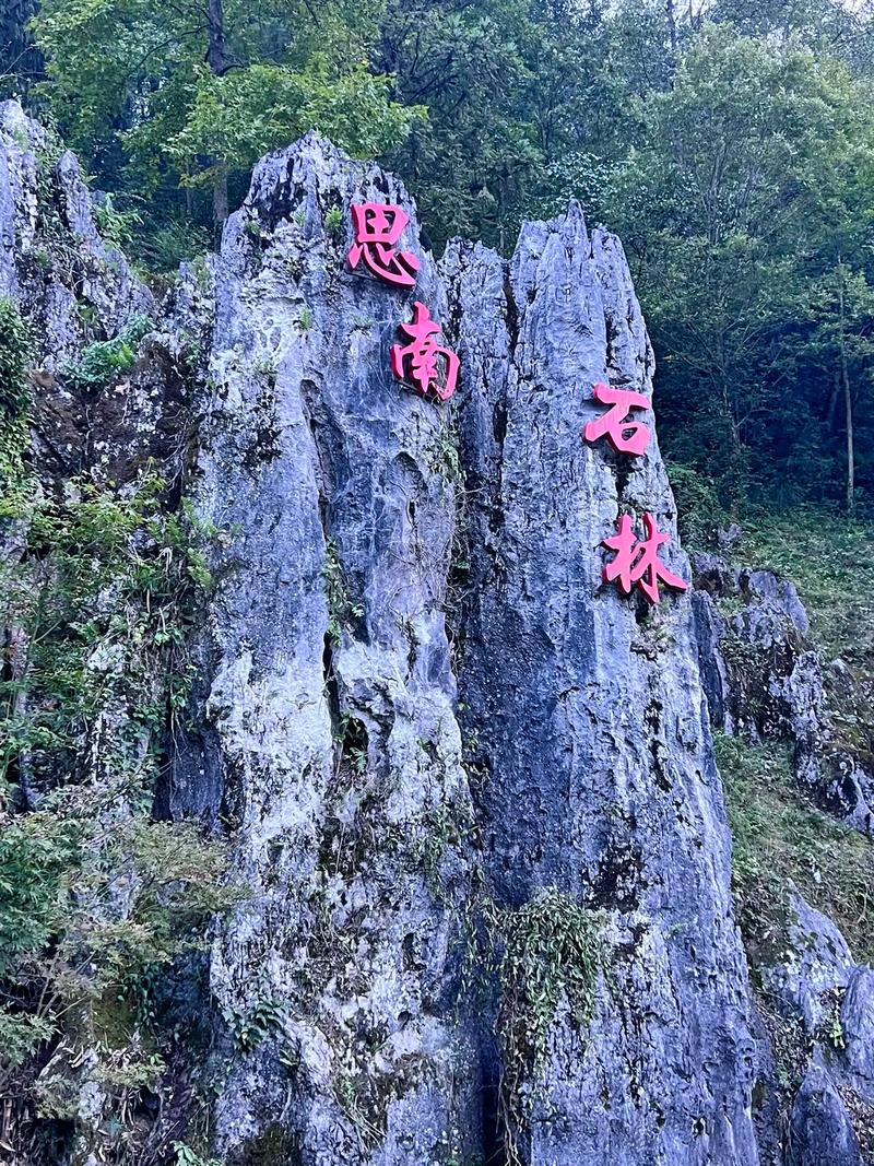 探寻思南石林,大自然的鬼斧神工与历史的厚重沉淀