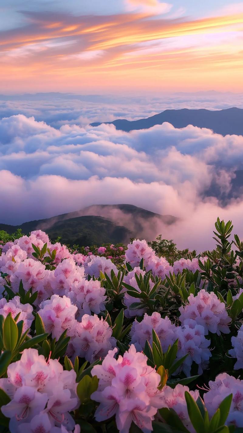 探寻高山杜鹃之美,大自然的瑰宝与诗意的栖息地  第2张