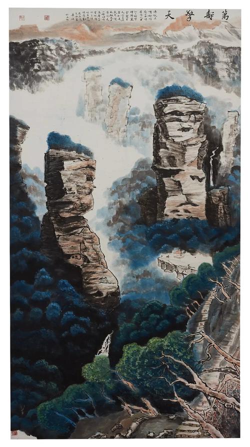 探秘石柱景区,大自然的鬼斧神工，描绘山水画卷  第2张