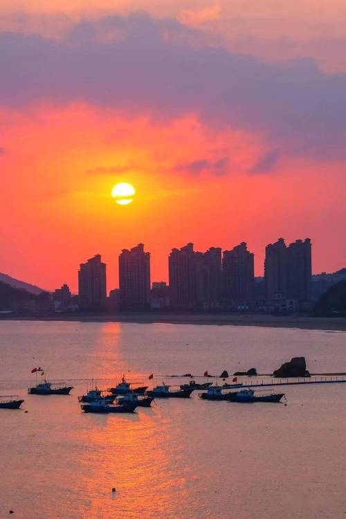 绍兴滨海夕阳,一幅诗意画卷，一段心灵之旅  第2张