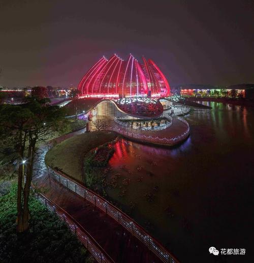 花都夜景，流光溢彩的璀璨画卷