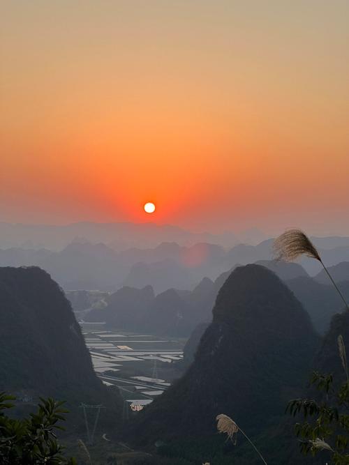 鹿寨日落之美,一场与自然的浪漫邂逅