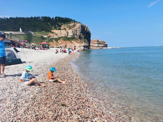 探秘山东龙口海滩,海天一色，美不胜收的自然奇观