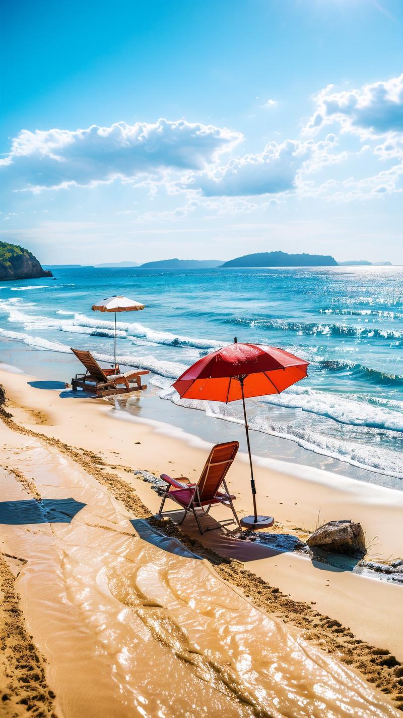 深圳夏季海边,邂逅碧海蓝天，尽享清凉夏日