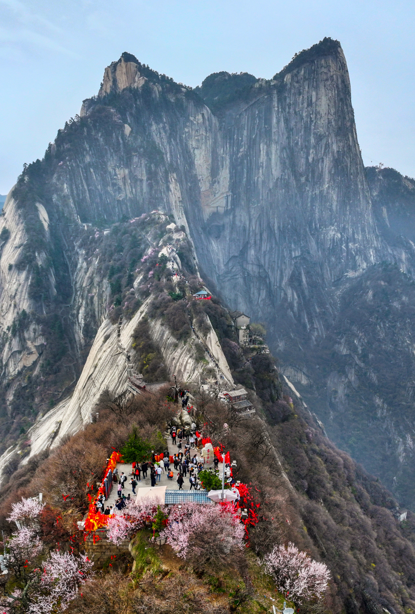 华山,峰巅之上的自然奇观与文化瑰宝  第2张