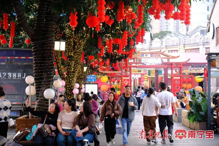 南宁新年氛围,探寻广西首府的喜庆之光