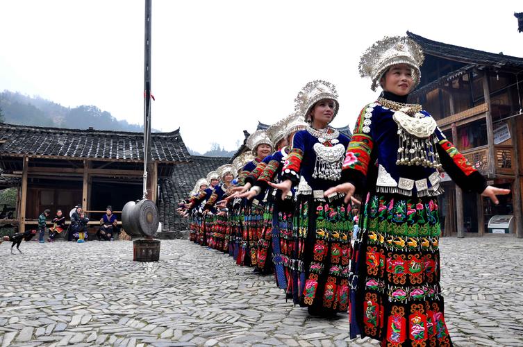 吉首大山苗寨,千年苗乡，传承民族风情