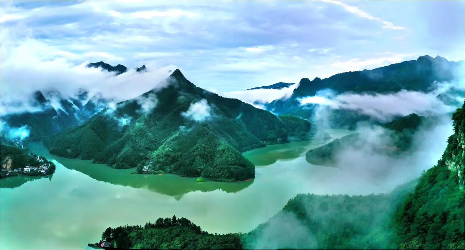 和县水库,山水相依，人间仙境