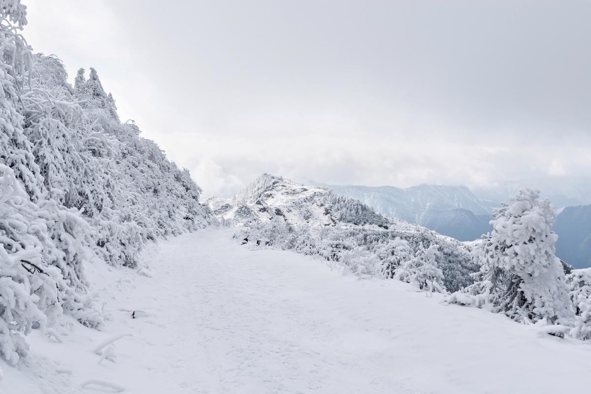 广东雪景秘境,大桥风光，美不胜收