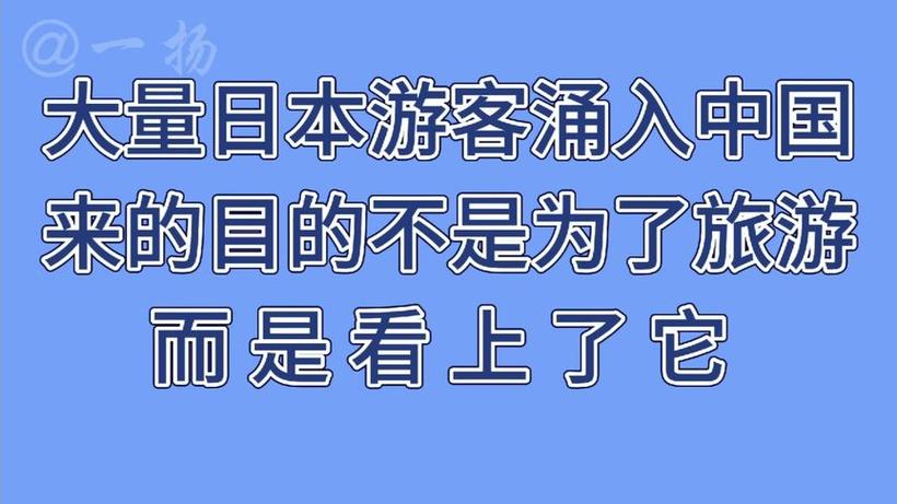 日本游客大量涌入来中国，除了旅游之外，还有什么目的，旅游消费活动。