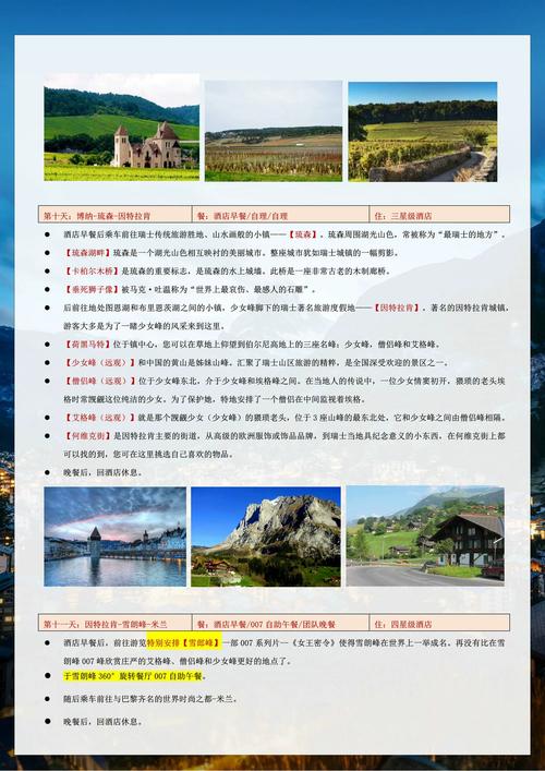 去奥地利、瑞士和德国旅游，该怎么安排行程，柏林旅游打卡地。